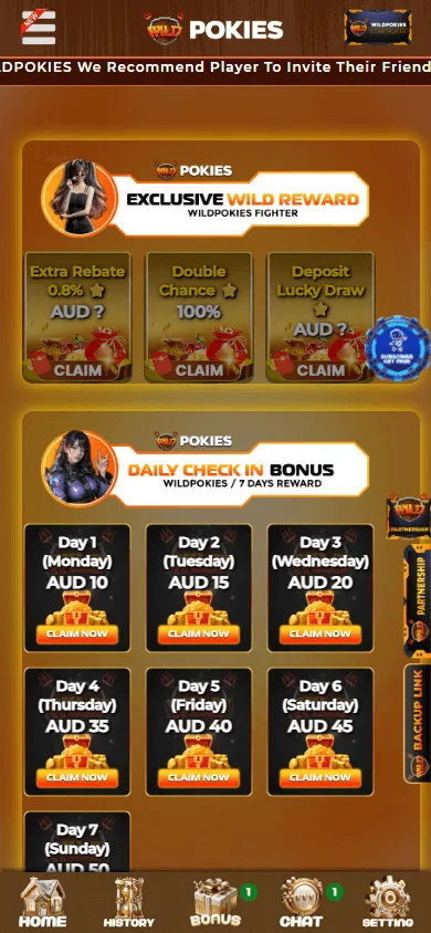 Wildpokies Casino mobile promotions with bonus and free spins opportunities
